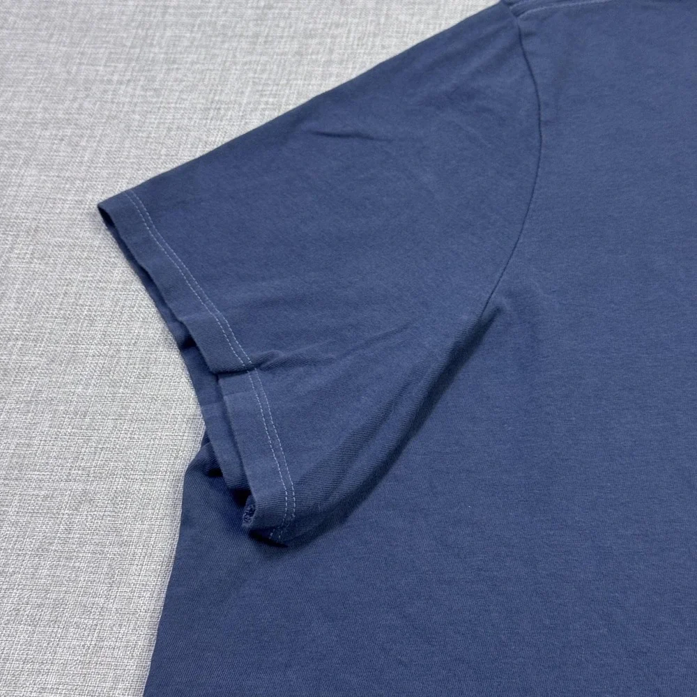 Life Is Good T-Shirt Womens 3XL Blue Crew Neck Basic Relaxed 100% Cotton